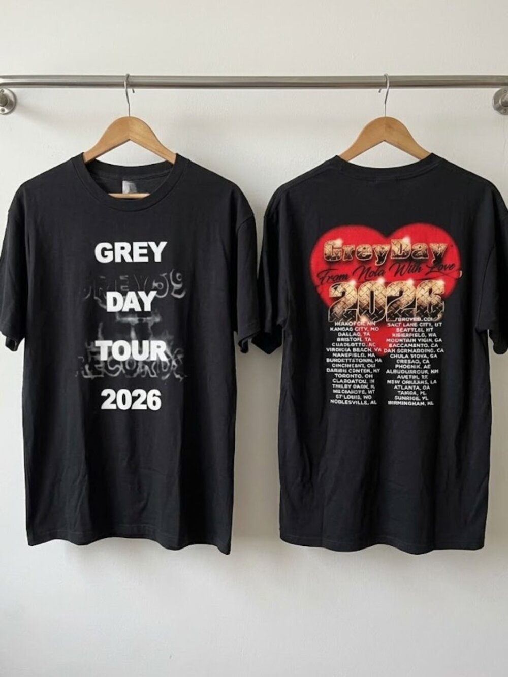 Suicideboys Greyday 2026 North American Tour T-Shirt Reprint
